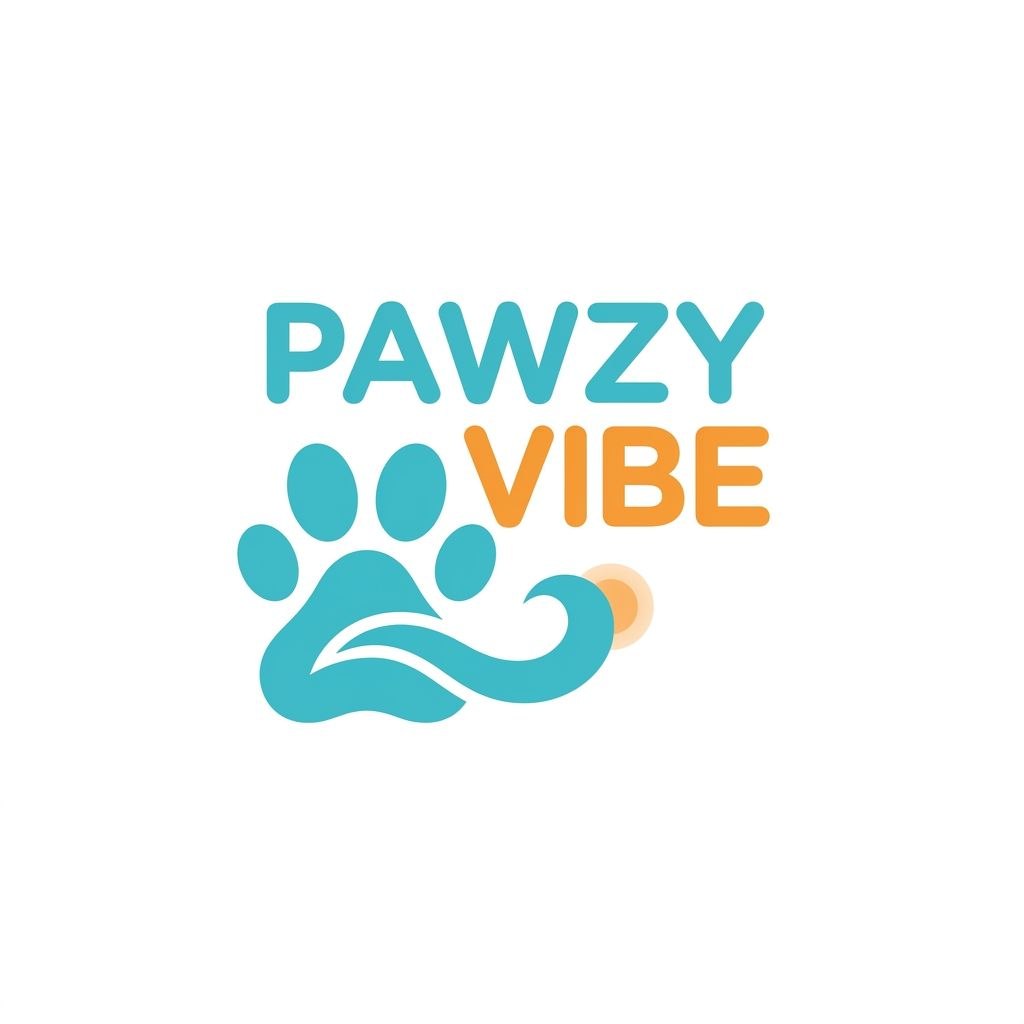PawzyVibe official logo for pet products and accessories shop