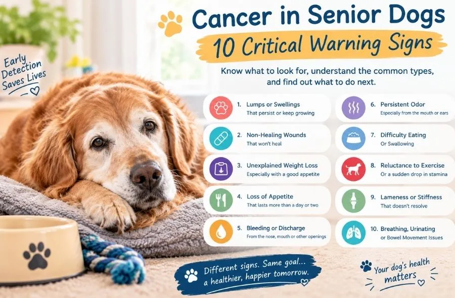Cancer in senior dogs warning signs